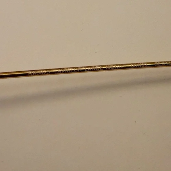 Ray-Ban Aviator Sunglasses RB3026 58-14mm Gold/Silver Mirror Lens 001/30 Unisex - Picture 13 of 17